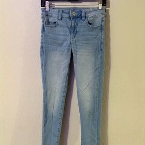 American Eagle Light Blue Skinny Jeans